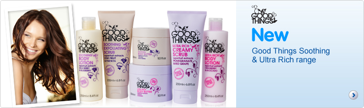 new good things soothing and ultra rich range